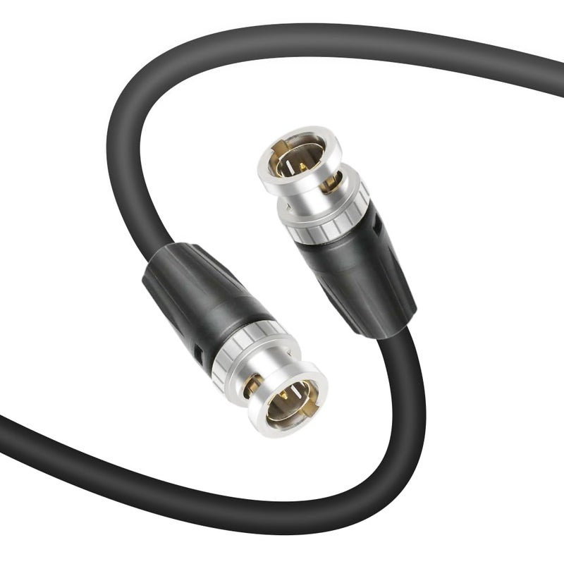 Alvin's Cables 12G SDI Cable HD SDI BNC to BNC Male Video Coaxial Cable for 4K Video Camera 50cm| 19 Inches - Image 1